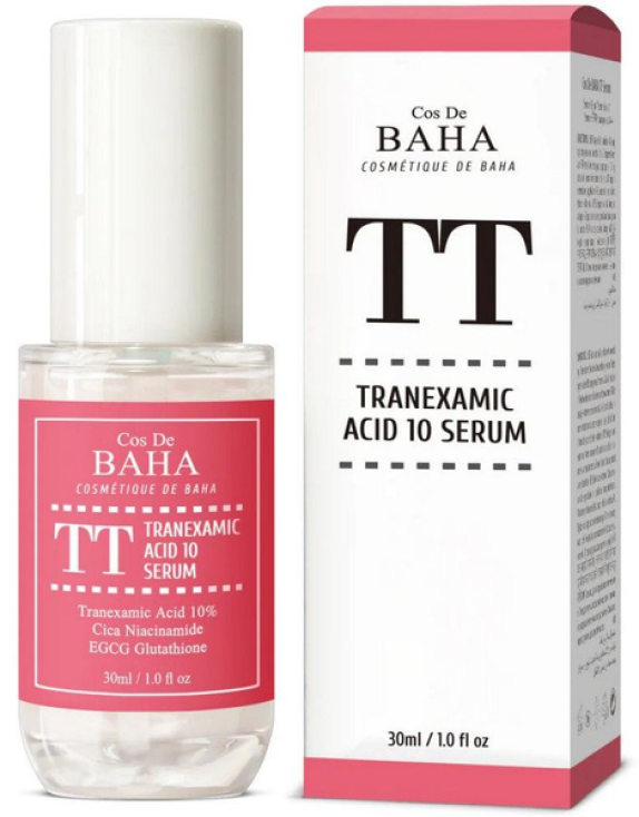 Cos De Baha Tranexamic Acid Facial Serum (TT) сироватка з транексамовою кислотою для освітлення пігментації, 30 мл