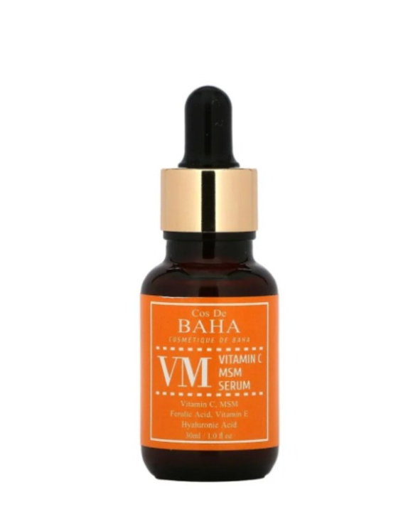 Cos De Baha Vitamin C Facial Serum with MSM (VM) сироватка з вітаміном С і феруловою кислотою, 30 мл