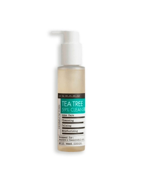 Derma Factory Tea Tree 59% Cleanser Заспокійливий очищувальний гель для обличчя з чайним деревом, 150 мл