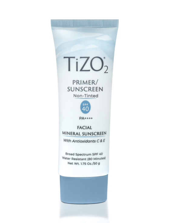 TiZO 2 Facial Primer/Sunscreen SPF 40 мінеральний сонцезахисний крем-праймер для обличчя без відтінку, 50 г