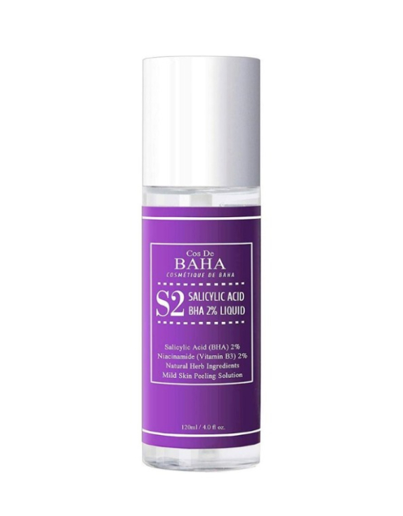 Cos De Baha Salicylic Acid 2% Liquid (S2) тонер з саліциловою кислотою, 120 мл