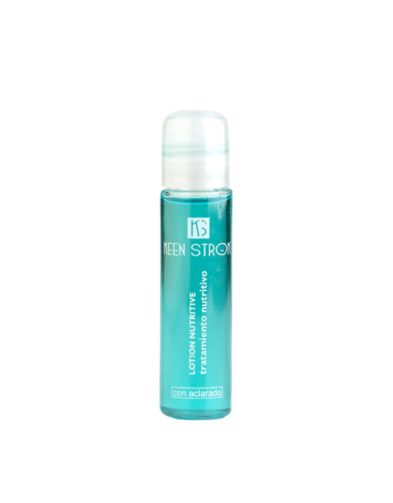 Keen Strok Lotion Nutritive S.O.S — Ультраконцентрований лосьйон для відновлення волосся з гіалуроновою кислотою та протеїнами, 12 ампул × 12 мл