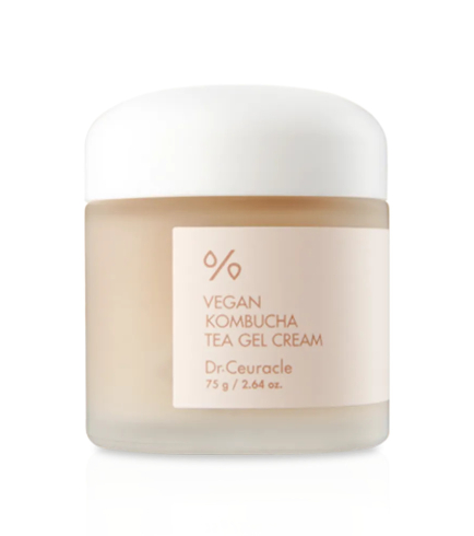 Dr. Ceuracle Vegan Kombucha Tea Gel Cream Зволожуючий крем-гель для обличчя з комбучею, 75 г