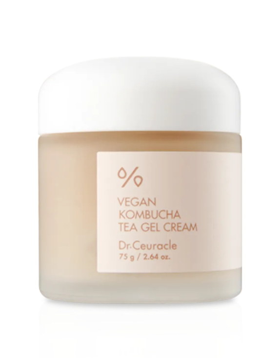 Dr. Ceuracle Vegan Kombucha Tea Gel Cream Зволожуючий крем-гель для обличчя з комбучею, 75 г