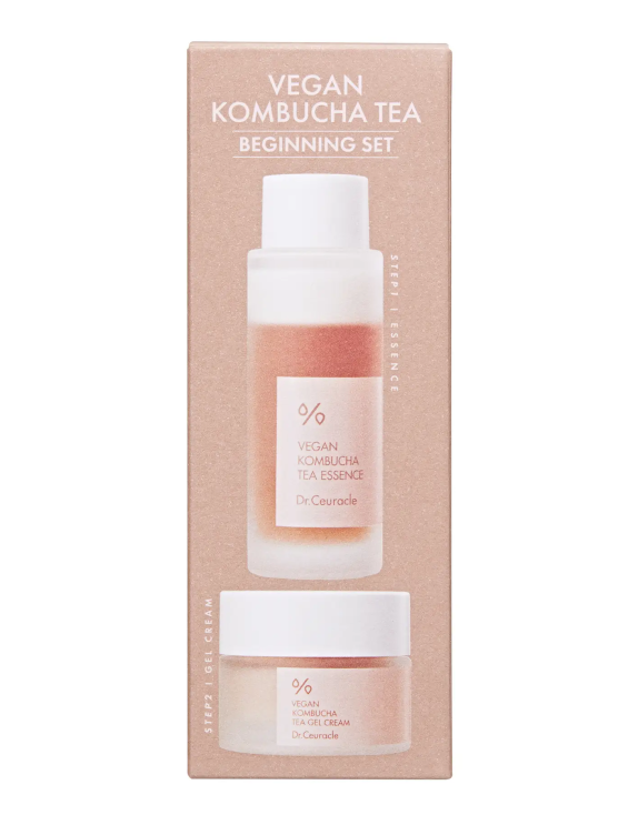 Dr. Ceuracle Vegan Kombucha Beginning Set Набір для догляду за шкірою з комбучею, 50 мл + 30 г