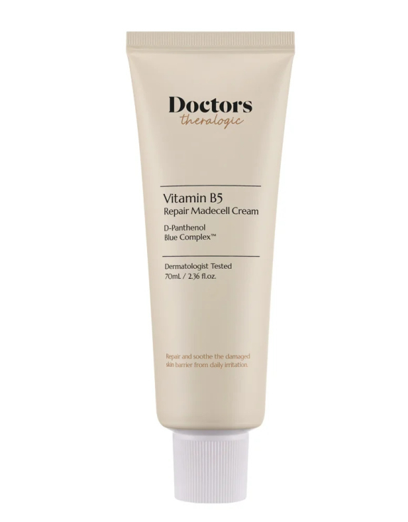 Doctors Vitamin B5 Repair Madecell Cream Відновлюючий крем для обличчя з Д-пантенолом, 70 мл