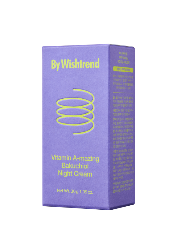 By Wishtrend Vitamin A-mazing Bakuchiol Night Cream нічний крем з ретинолом та бакучіолом, 30 мл