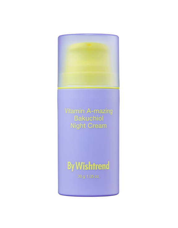 By Wishtrend Vitamin A-mazing Bakuchiol Night Cream нічний крем з ретинолом та бакучіолом, 30 мл