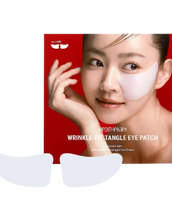 MEDITHERAPY Wrinkle-Fit Tangle Eye Patch Гідрогелеві патчі для шкіри навколо очей з колагеном, 1 шт