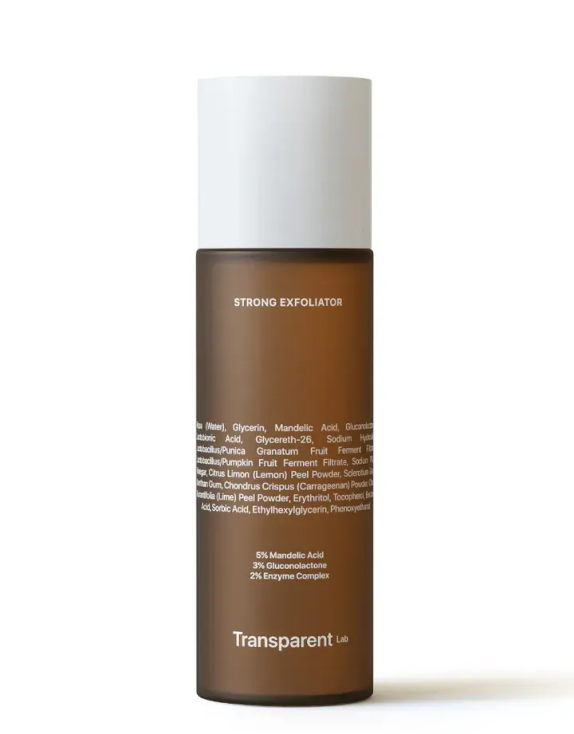 Transparent Lab Strong Exfoliator інтенсивний відлущувальний засіб для обличчя, 130 мл