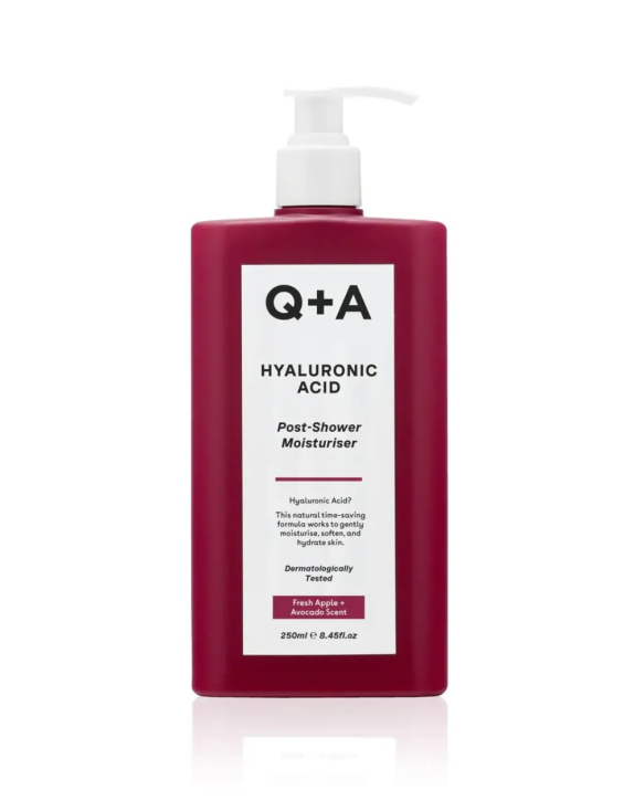 Q+A Hyaluronic Acid Post-Shower Moisturiser Засіб для зволоження тіла після душу, 250 мл