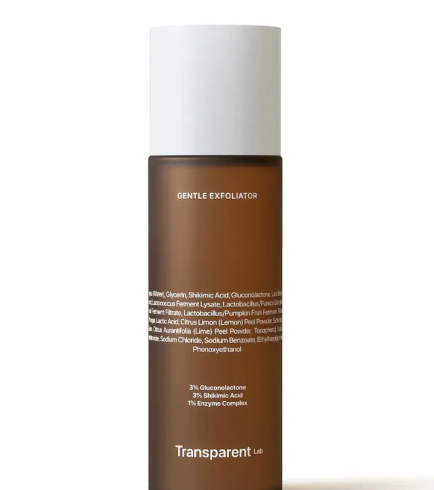 Transparent Lab Gentle Exfoliator ніжний відлущувальний засіб для обличчя, 130 мл