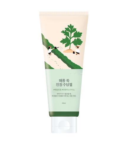 ROUND LAB Mugwort Calming Soothing Gel Заспокійливий гель для обличчя з полином, 150 мл