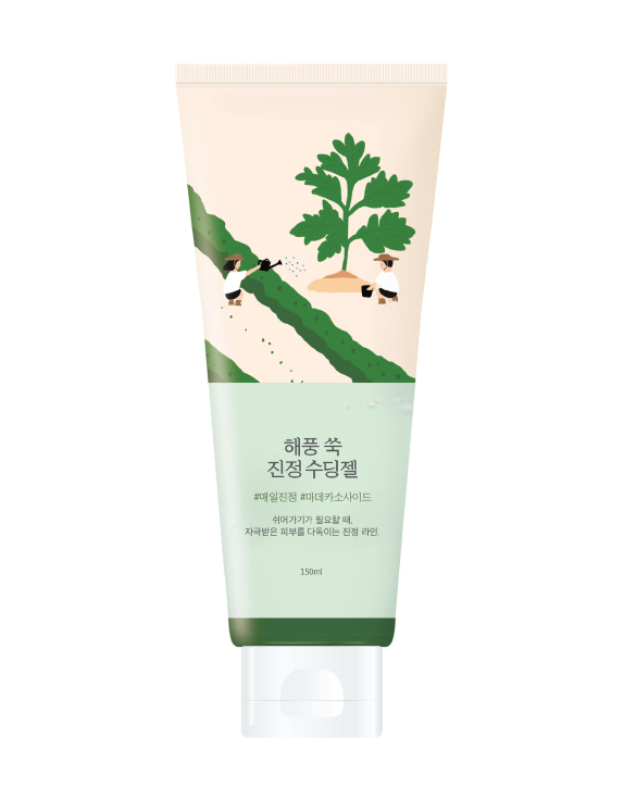 ROUND LAB Mugwort Calming Soothing Gel Заспокійливий гель для обличчя з полином, 150 мл