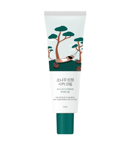 ROUND LAB Pine Calming Cica Cream Заспокійливий крем для обличчя з центелою та сосною, 50 мл