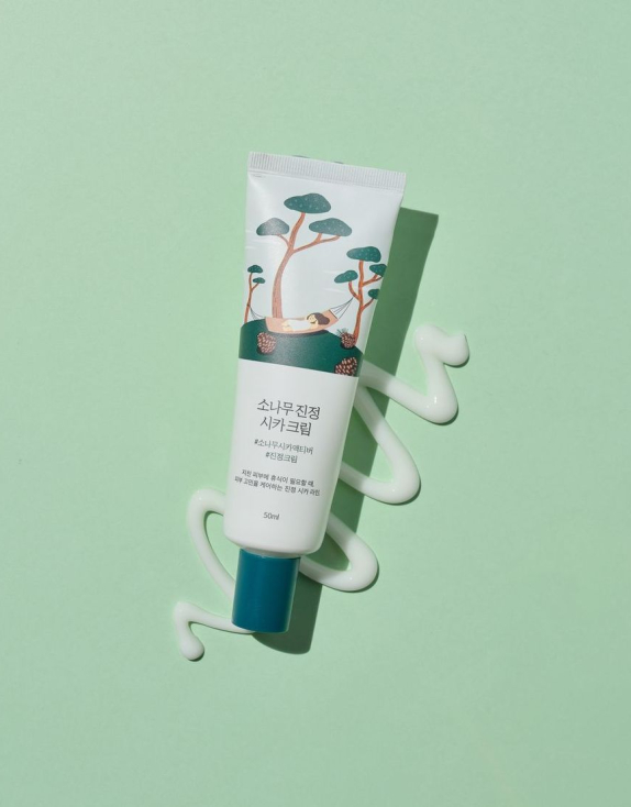 ROUND LAB Pine Calming Cica Cream Заспокійливий крем для обличчя з центелою та сосною, 50 мл