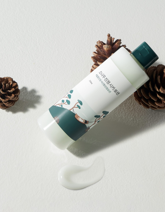 ROUND LAB Pine Calming Cica Lotion Заспокійливий лосьйон для обличчя з центелою та сосною, 250 мл