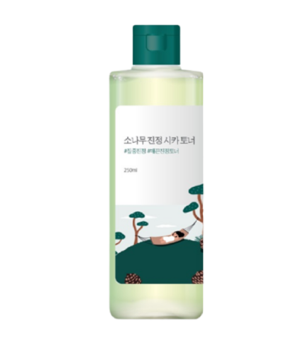 ROUND LAB Pine Calming Cica Toner Заспокійливий тонер для обличчя з центелою та сосною, 250 мл