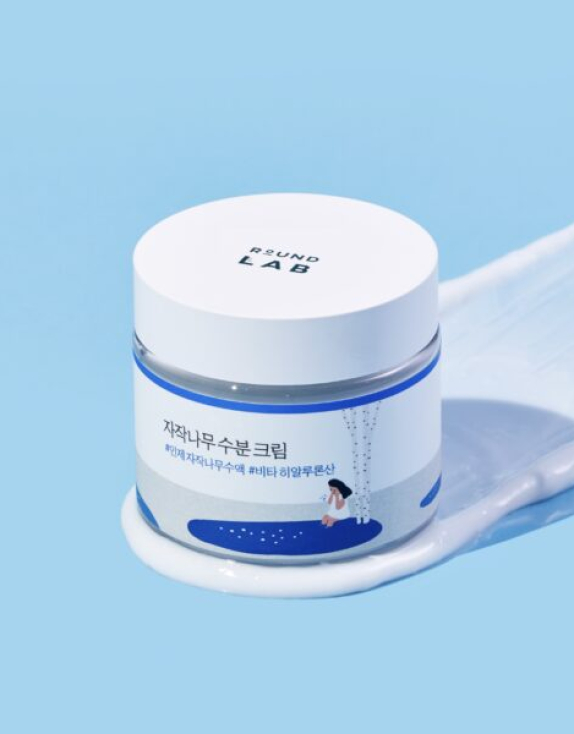ROUND LAB Birch Juice Moisturizing Cream Зволожуючий крем для обличчя з березовим соком, 80 мл