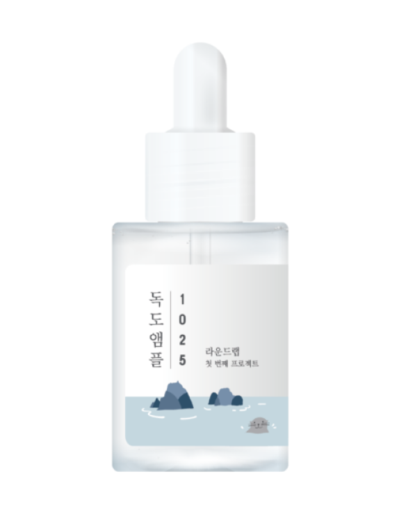 ROUND LAB 1025 Dokdo Ampoule Зволожуюча сироватка для обличчя для чутливої шкіри, 45 г
