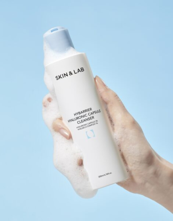 SKIN&LAB Hybarrier Hyaluronic Capsule Cleanser Зволожуючий очищуючий гель для обличчя з гіалуроновою кислотою, 200 мл