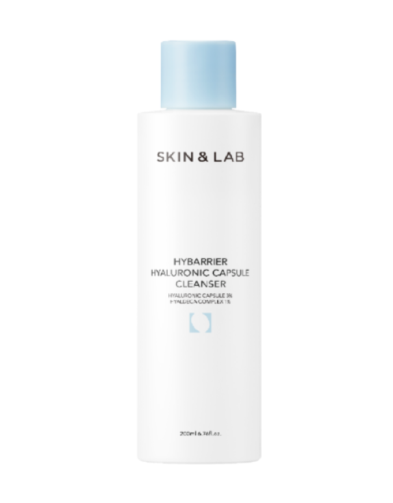 SKIN&LAB Hybarrier Hyaluronic Capsule Cleanser Зволожуючий очищуючий гель для обличчя з гіалуроновою кислотою, 200 мл