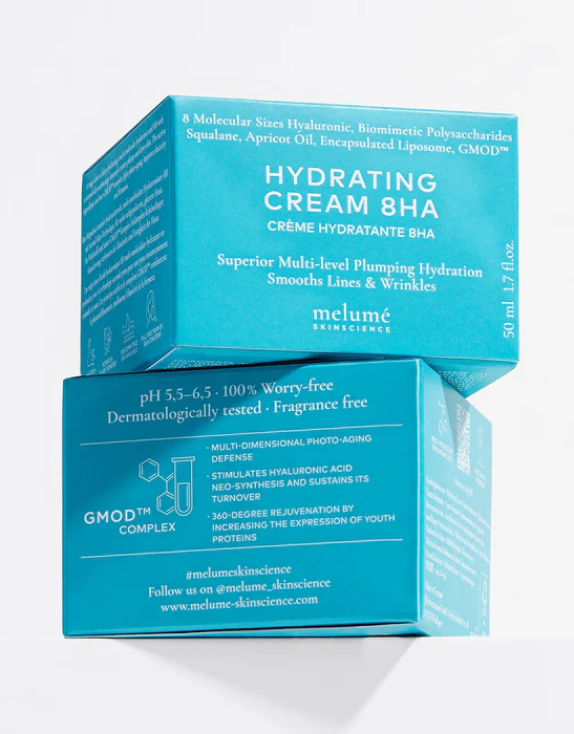 Melumé Skinscience Hydrating Cream 8HA Зволожуючий крем для обличчя з 8 видами гіалуронової кислоти, 50 мл
