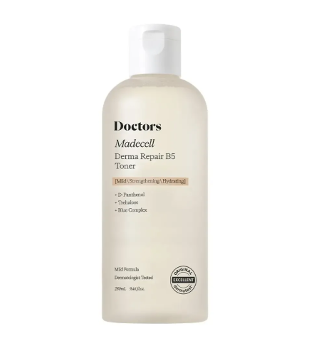 Doctors Vitamin B5 Moisture Essence Toner Зволожуючий тонер-есенція для обличчя з Д-пантенолом, 280 мл