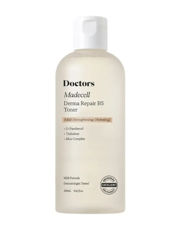 Doctors Vitamin B5 Moisture Essence Toner Зволожуючий тонер-есенція для обличчя з Д-пантенолом, 280 мл