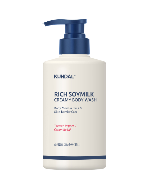 Kundal Rich Soymilk Creamy Body Wash Mellow Vanilla Зволожуючий гель для душу з ароматом ванілі, 500 мл