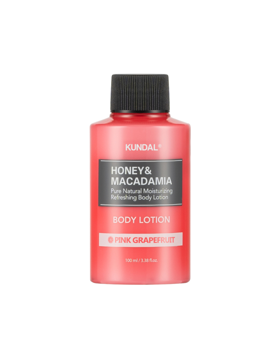 Kundal Honey & Macadamia Body Lotion Pink Grapefruit Лосьйон для тіла з ароматом грейпфрута, 100 мл