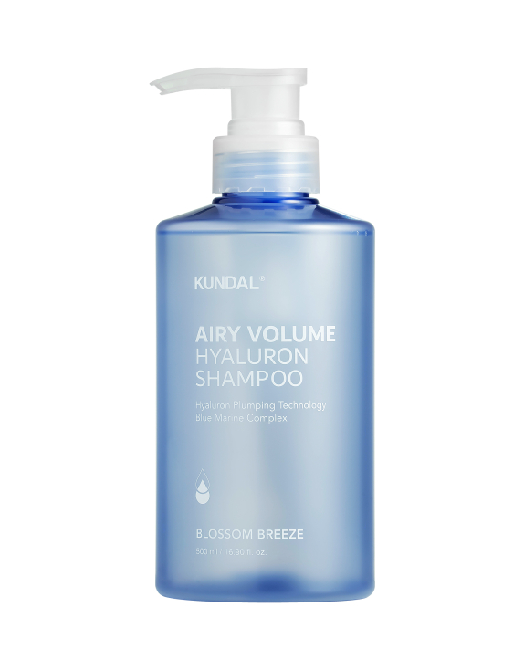 Kundal Airy Volume Hyaluron Shampoo Blossom Breeze Зволожуючий шампунь для об’єму волосся з гіалуроновою кислотою, 500 мл