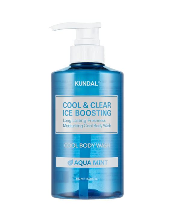 Kundal Cool Body Wash Aqua Mint Охолоджуючий гель для душу з м’ятою, 500 мл