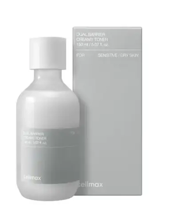 Celimax Dual Barrier Creamy Toner кремовий тонер для зміцнення захисного бар’єра шкіри, 150 мл