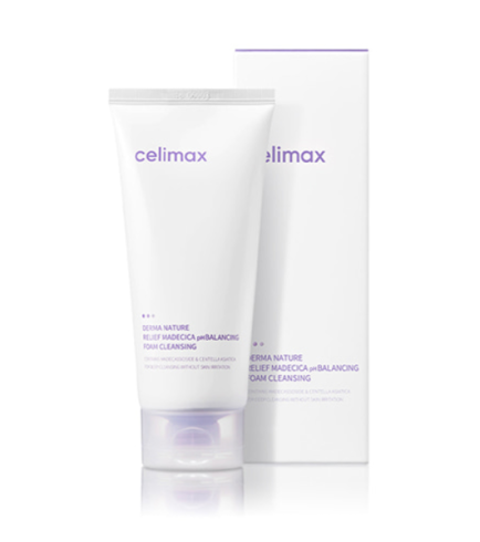 CELIMAX Relief Madecica pH Balancing Foam — Слабокислотна пінка для делікатного очищення чутливої шкіри, 150 мл