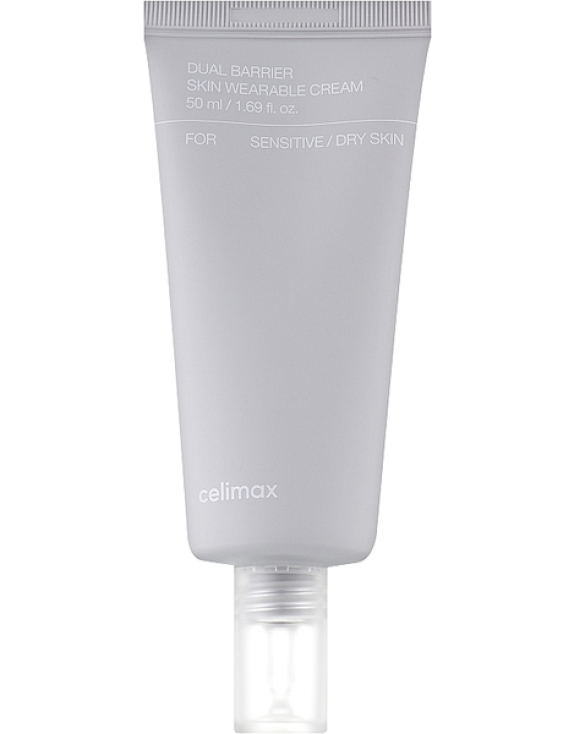 CELIMAX Dual Barrier Skin Wearable Cream — Легкий крем із церамідами для відновлення шкірного бар’єра, 50 мл