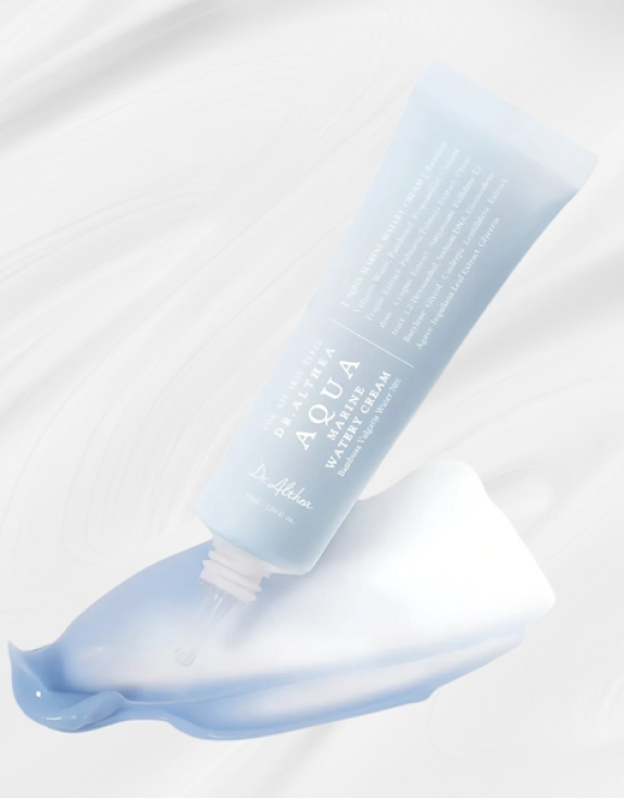 DR. ALTHEA Aqua Marine Watery Cream — Зволожувальний крем для обличчя з PDRN та комплексом гіалуронової кислоти, 50 мл