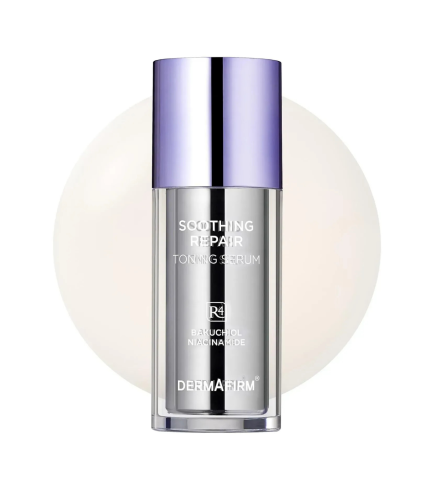 Dermafirm Soothing Repair Toning Serum R4 Сироватка з бакучіолом для вирівнювання тону та пружності шкіри, 30 мл