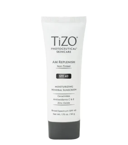 TiZO AM Replenish Non-Tinted SPF 40 — денний живильний крем без відтінку, 50 г