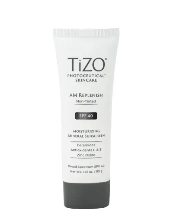 TiZO AM Replenish Non-Tinted SPF 40 — денний живильний крем без відтінку, 50 г