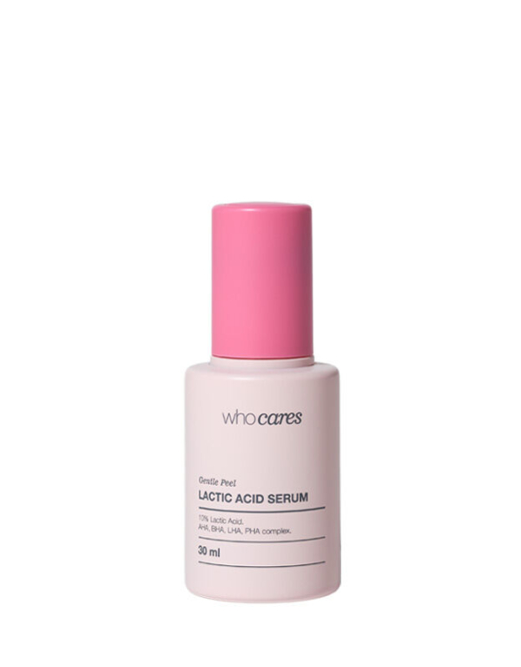 Whocares Gentle Peel Lactic Acid Serum — Незмивна сироватка-пілінг з молочною кислотою, 30 мл