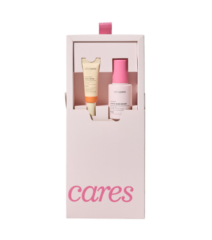 Whocares Gentle Peel Lactic Acid Serum x Bifida Barrier Sun Cream — набір засобів для обличчя, 30 мл + 10 мл