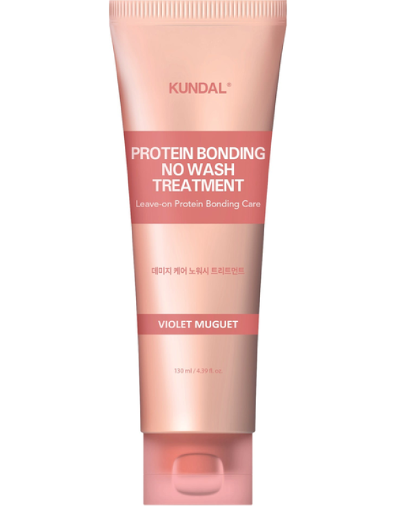 Kundal Protein Bonding No Wash Treatment Violet Muguet Незмивний кондиціонер для відновлення волосся, 130 мл