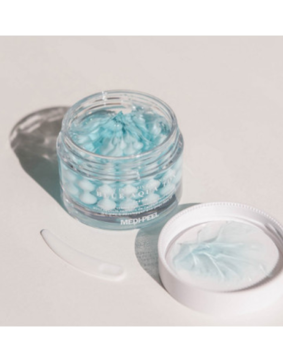 MEDI-PEEL Power Aqua Cream — Інноваційний гель-крем з гіалуроновими капсулами для інтенсивного зволоження, 50 мл