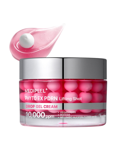 MEDI-PEEL Phyto EX PDRN Lifting Shot Drop Gel Cream — Капсульний гель-крем з PDRN, пептидами та вітамінами для пружності й сяйва шкіри, 50 мл