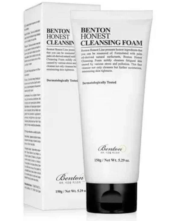 Benton Honest Cleansing Foam Очищувальна пінка для жирної та комбінованої шкіри, 150 г
