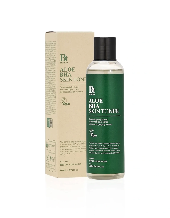 Benton Aloe BHA Skin Toner Зволожувальний тонер з алое та саліциловою кислотою, 200 мл