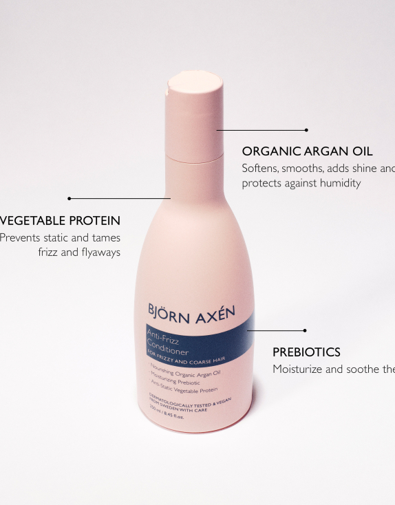Bjorn Axen Anti-Frizz Conditioner Розгладжуючий кондиціонер для кучерявого, пористого та схильного до пухнастості волосся, 250 мл