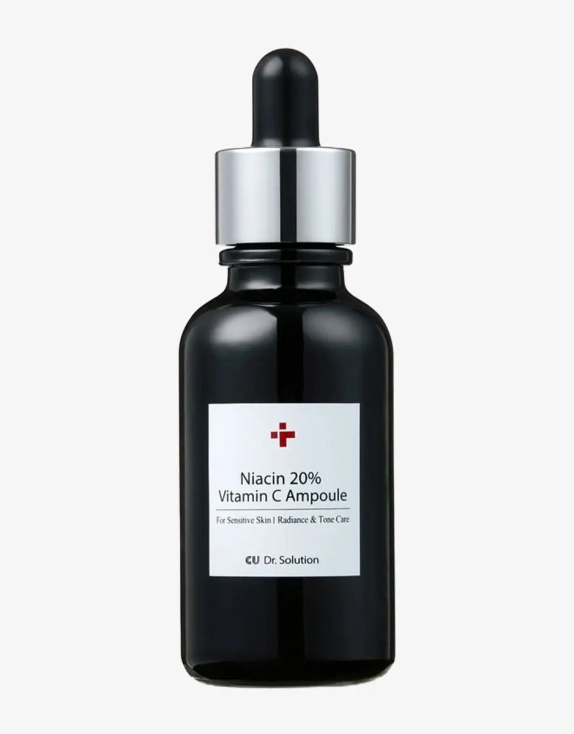 CU Dr. Solution Niacin 20% Vitamin C Ampoule Ампула з ніацинамідом 20% та вітаміном C, 30 мл