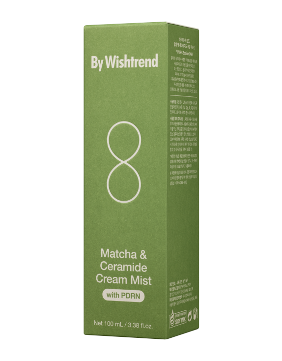 By Wishtrend Matcha & Ceramide Cream Mist Двофазний зволожувальний крем-міст з матчею, церамідами та PDRN для відновлення захисного бар’єра, 100 мл